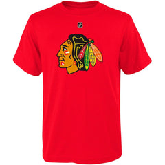 Connor Bedard Chicago Blackhawks Youth Player Name & Number T-Shirt - Red | US 200374185