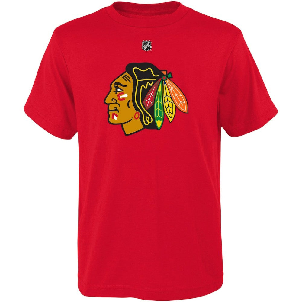 Connor Bedard Chicago Blackhawks Preschool Authentic Stack Name & Number T-Shirt - Red | US 200374189