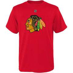 Connor Bedard Chicago Blackhawks Preschool Authentic Stack Name & Number T-Shirt - Red | US 200374189