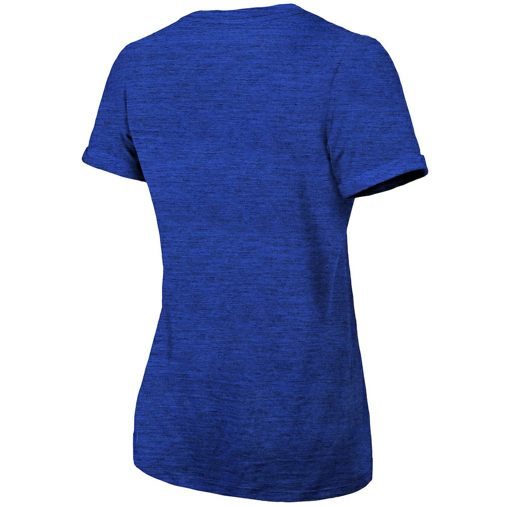 Indianapolis Colts Majestic Threads Women's Indiana Nights Alternate Tri-Blend Boyfriend T-Shirt - Heather Blue T-shirts
