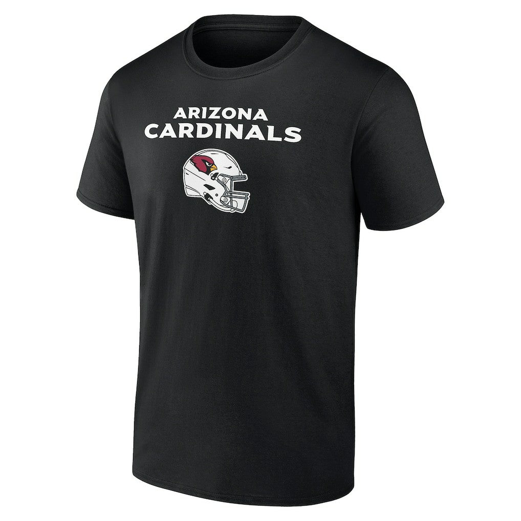 Arizona Cardinals Personalized Name & Number Team Wordmark T-Shirt - Black T-shirts
