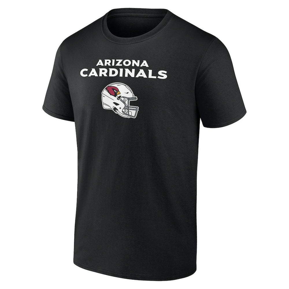 Arizona Cardinals Personalized Name & Number Team Wordmark T-Shirt - Black T-shirts