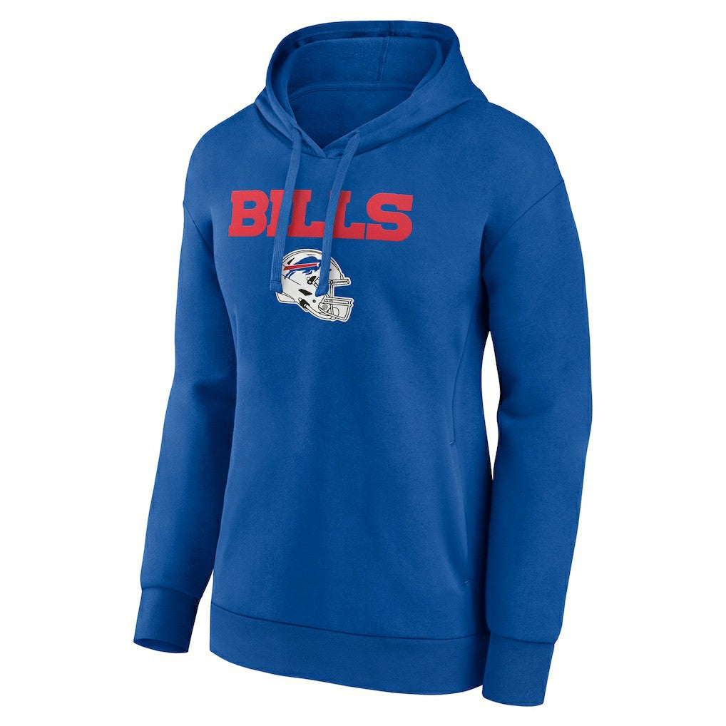 Buffalo Bills Women's Personalized Name & Number Team Wordmark Pullover Hoodie - Royal Hoodies