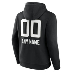 Jacksonville Jaguars Personalized Name & Number Team Wordmark Pullover Hoodie - Black Hoodies