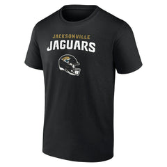 Jacksonville Jaguars Personalized Name & Number Team Wordmark T-Shirt - Black T-shirts