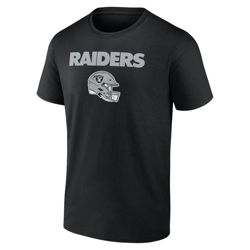 Las Vegas Raiders Personalized Name & Number Team Wordmark T-Shirt - Black T-shirts