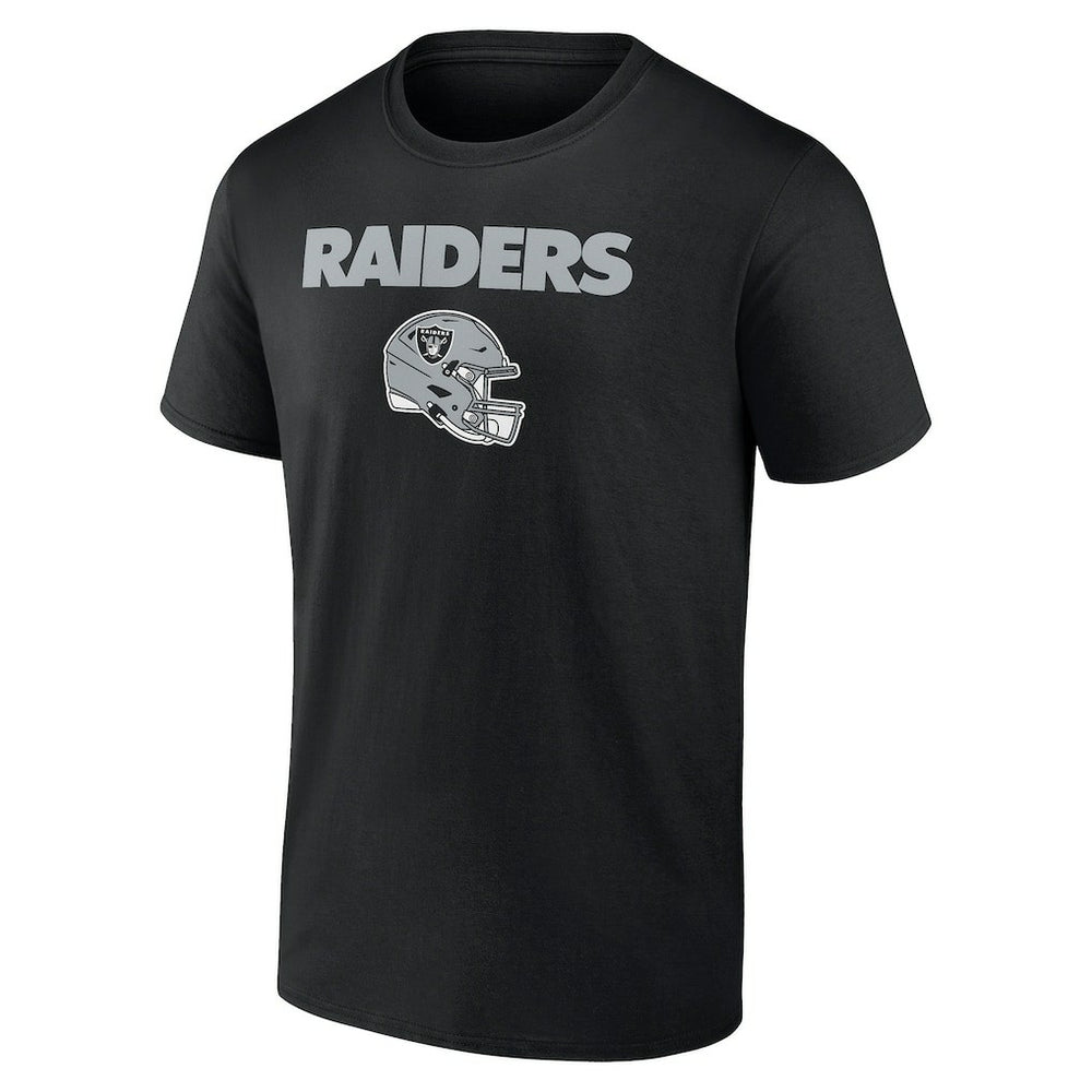 Las Vegas Raiders Personalized Name & Number Team Wordmark T-Shirt - Black T-shirts