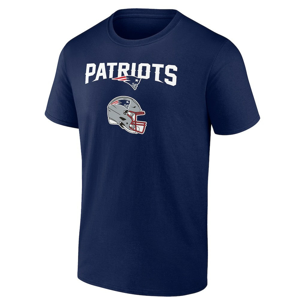 New England Patriots Personalized Name & Number Team Wordmark T-Shirt - Navy T-shirts