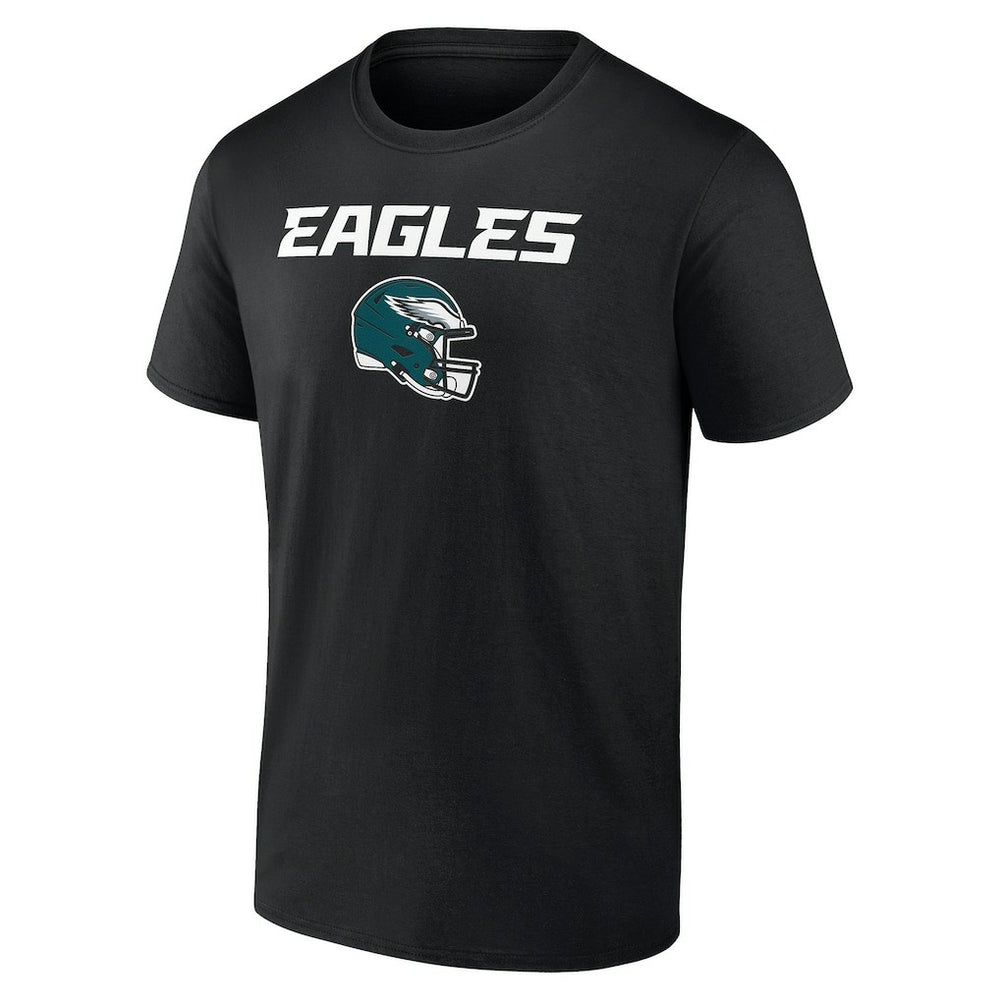Philadelphia Eagles Personalized Name & Number Team Wordmark T-Shirt - Black T-shirts