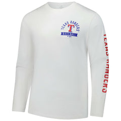 Texas Rangers Fanatics Press Box Long Sleeve T-Shirt - White T-shirts