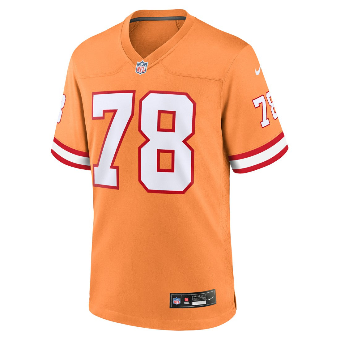 Tristan Wirfs Tampa Bay Buccaneers Alternate Game Jersey - Orange Jerseys