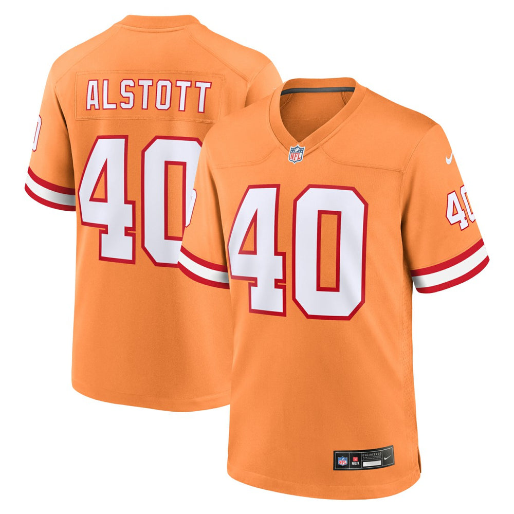 Mike Alstott Tampa Bay Buccaneers Throwback Game Jersey - Orange Jerseys