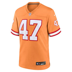 John Lynch Tampa Bay Buccaneers Throwback Game Jersey - Orange Jerseys