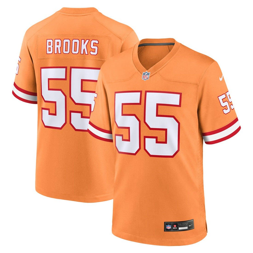 Derrick Brooks Tampa Bay Buccaneers Throwback Game Jersey - Orange Jerseys