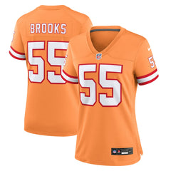 Derrick Brooks Tampa Bay Buccaneers Women's Throwback Game Jersey - Orange Jerseys