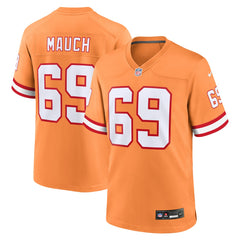 Cody Mauch Tampa Bay Buccaneers Alternate Game Jersey - Orange Jerseys