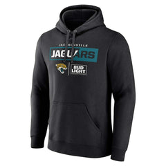 Jacksonville Jaguars NFL x Bud Light Pullover Hoodie - Black Hoodies