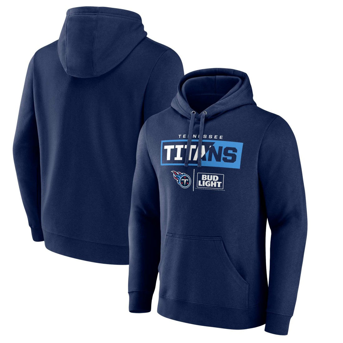 Tennessee Titans NFL x Bud Light Pullover Hoodie - Navy Hoodies