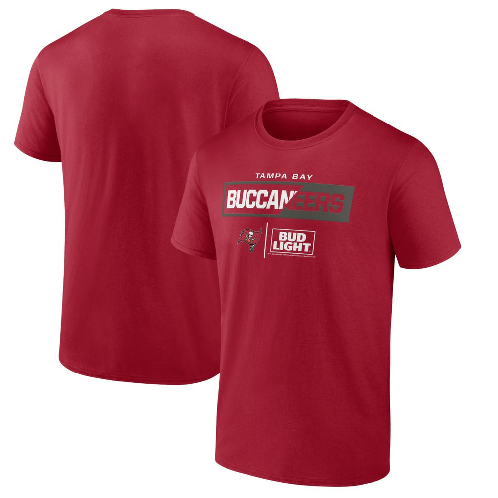 Tampa Bay Buccaneers NFL x Bud Light T-Shirt - Red T-shirts