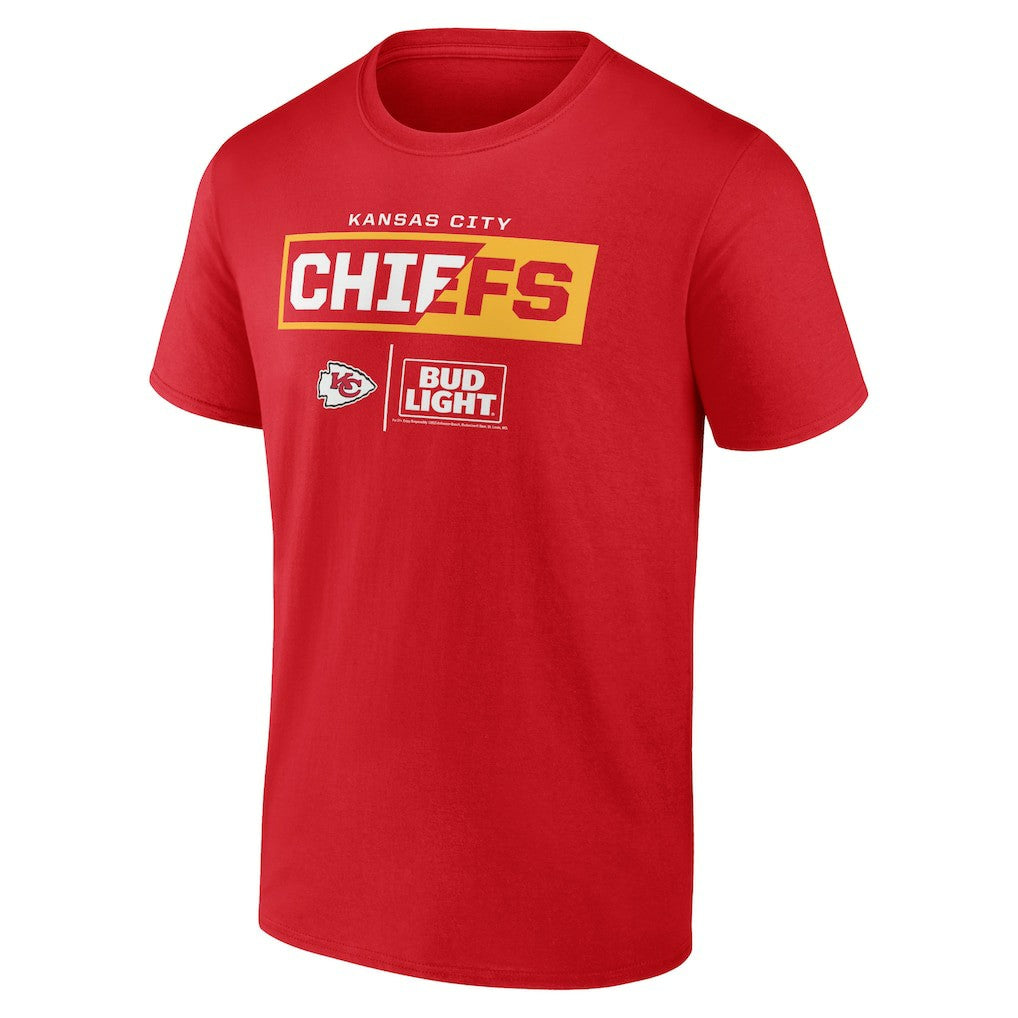 Kansas City Chiefs NFL x Bud Light T-Shirt - Red T-shirts