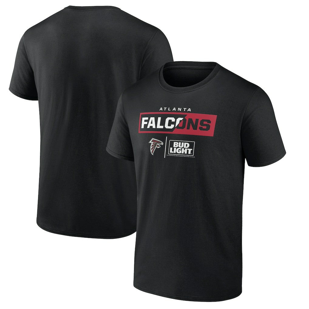 Atlanta Falcons NFL x Bud Light T-Shirt - Black T-shirts