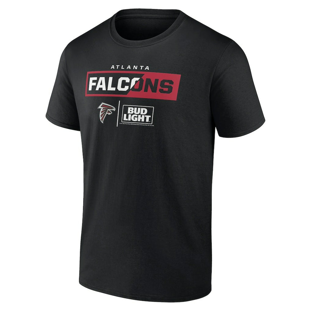 Atlanta Falcons NFL x Bud Light T-Shirt - Black T-shirts