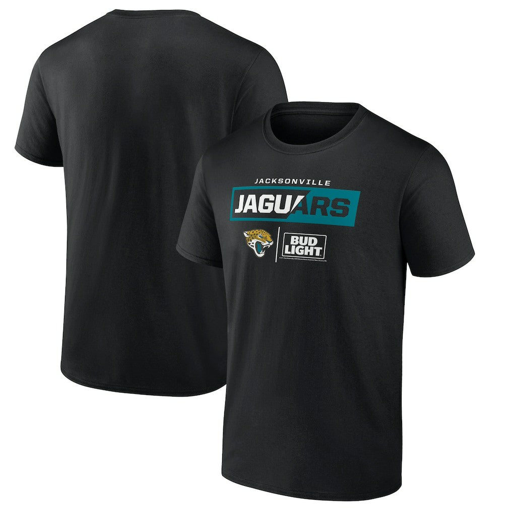 Jacksonville Jaguars NFL x Bud Light T-Shirt - Black T-shirts