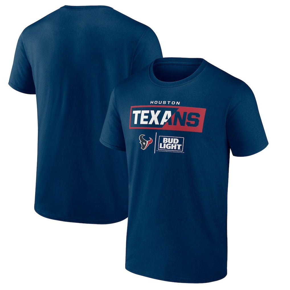 Houston Texans NFL x Bud Light T-Shirt - Navy T-shirts