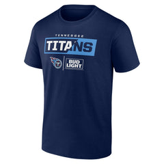 Tennessee Titans NFL x Bud Light T-Shirt - Navy T-shirts