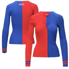 Buffalo Bills STAUD Women's Cargo Sweater - Red/Royal
