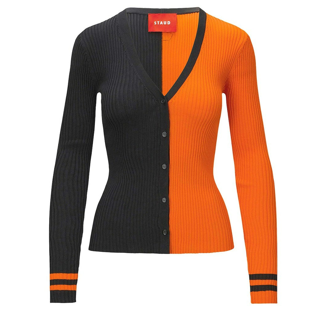 Cincinnati Bengals STAUD Women's Cargo Sweater - Black/Orange