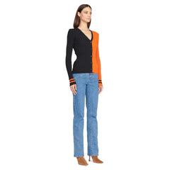 Cincinnati Bengals STAUD Women's Cargo Sweater - Black/Orange