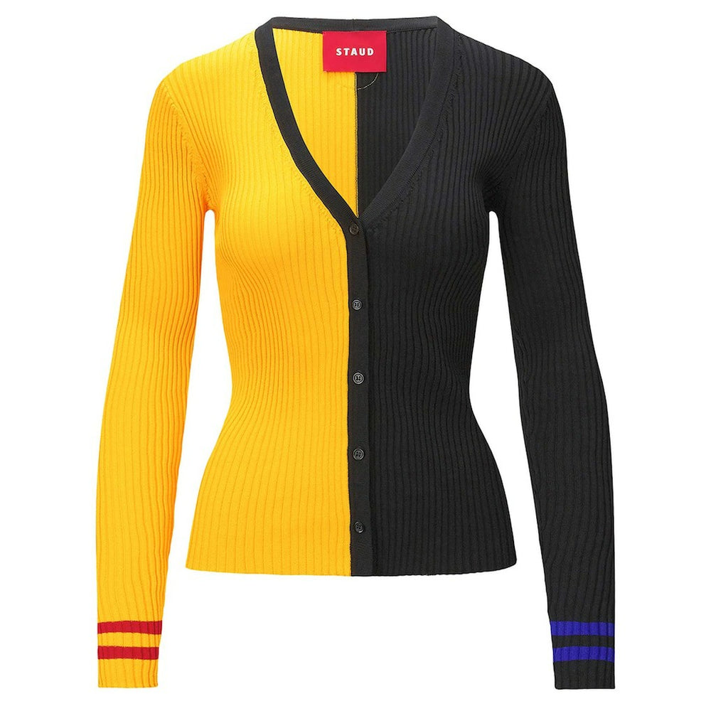 Pittsburgh Steelers STAUD Women's Cargo Sweater - Gold/Black