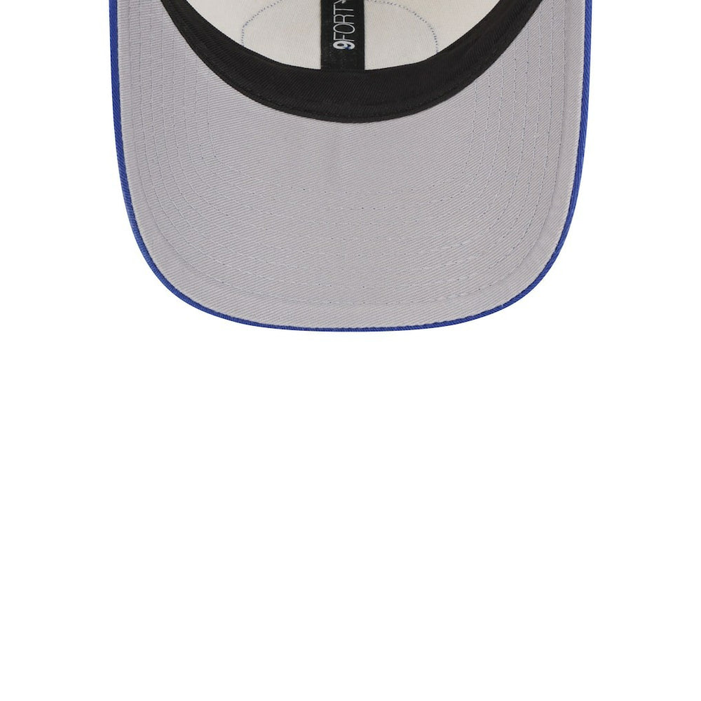 Golden State Warriors Throwback Patch Trucker 9FORTY Adjustable Hat Khaki/Royal - New Era outlet
