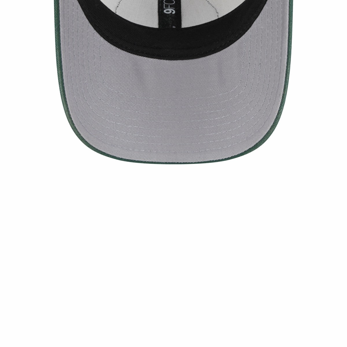 Milwaukee Bucks Throwback Patch Trucker 9FORTY Adjustable Hat Khaki/Hunter Green - New Era