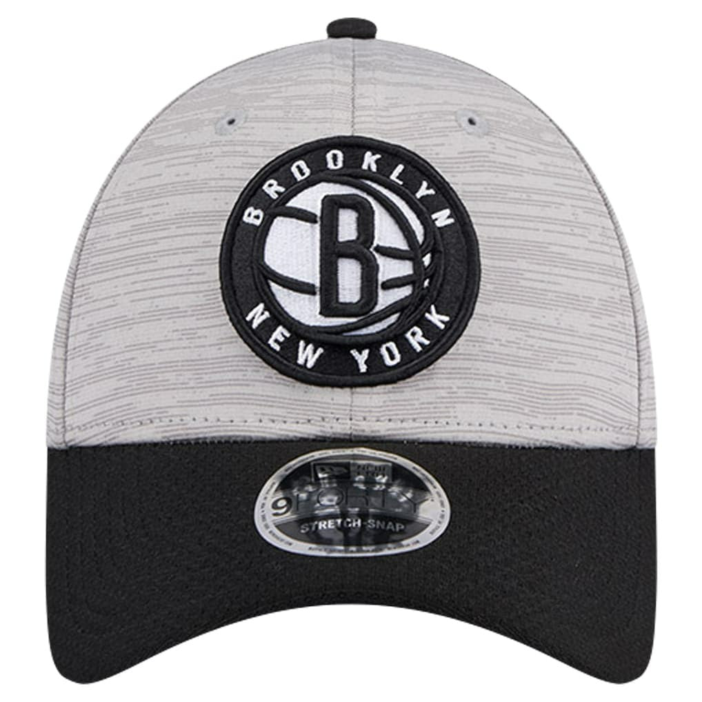 Brooklyn Nets Active Digi-Tech Two-Tone 9FORTY Adjustable Hat Heather Gray/Black - New Era