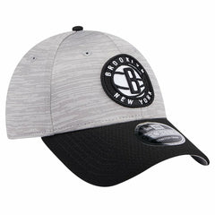 Brooklyn Nets Active Digi-Tech Two-Tone 9FORTY Adjustable Hat Heather Gray/Black - New Era