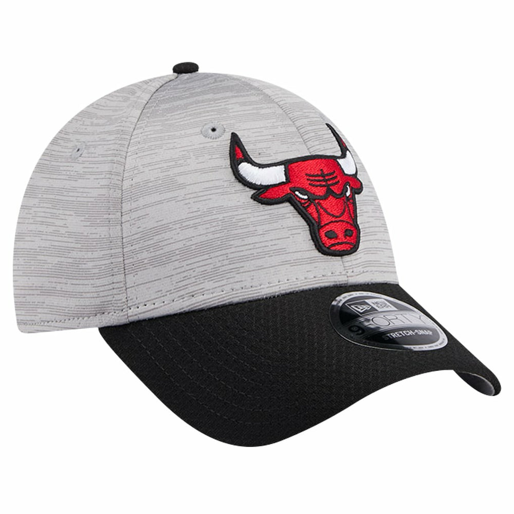 Chicago Bulls Active Digi-Tech Two-Tone 9FORTY Adjustable Hat Heather Gray/Black - New Era