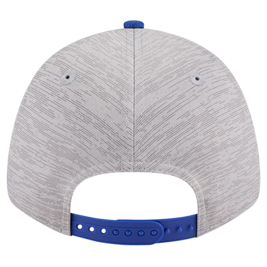 Golden State Warriors Active Digi-Tech Two-Tone 9FORTY Adjustable Hat Heather Gray/Royal - New Era