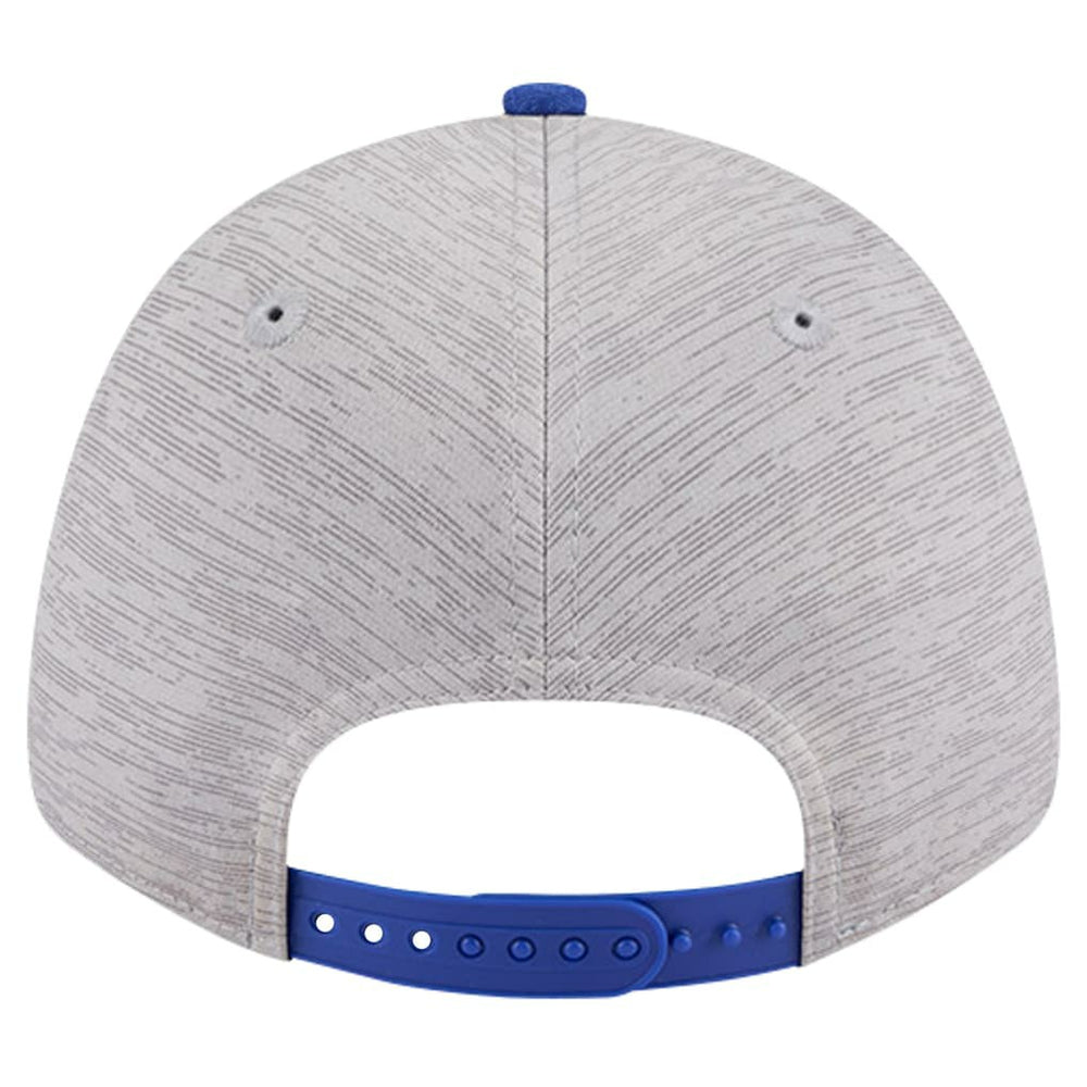 Golden State Warriors Active Digi-Tech Two-Tone 9FORTY Adjustable Hat Heather Gray/Royal - New Era