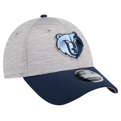 Memphis Grizzlies Active Digi-Tech Two-Tone 9FORTY Adjustable Hat Heather Gray/Navy - New Era