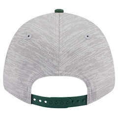Milwaukee Bucks Active Digi-Tech Two-Tone 9FORTY Adjustable Hat Heather Gray/Hunter Green - New Era