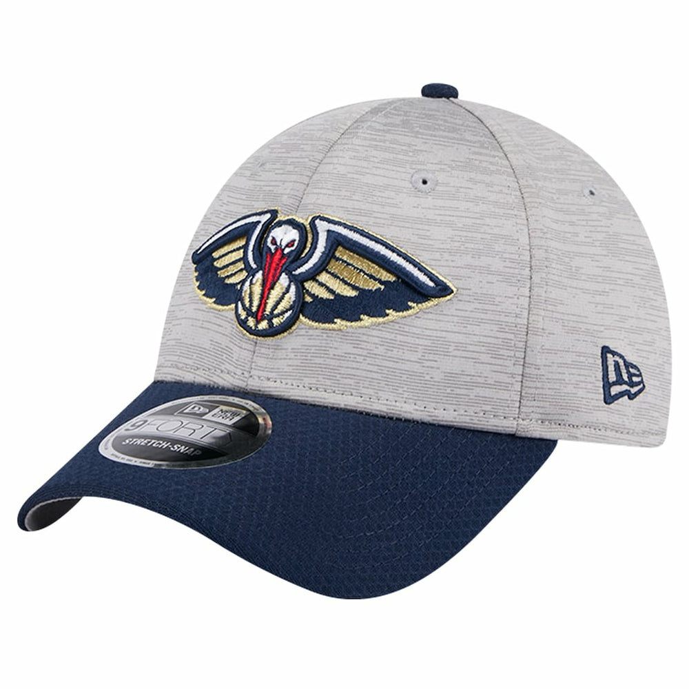 New Orleans Pelicans Active Digi-Tech Two-Tone 9FORTY Adjustable Hat Heather Gray/Navy - New Era
