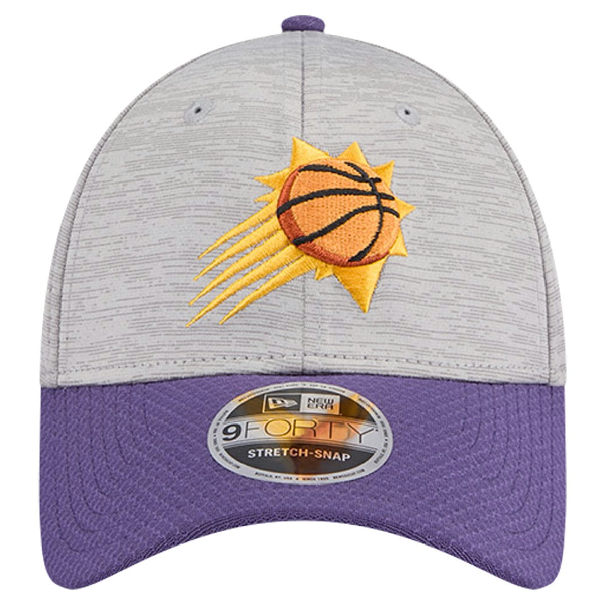 Phoenix Suns Active Digi-Tech Two-Tone 9FORTY Adjustable Hat Heather Gray/Purple - New Era