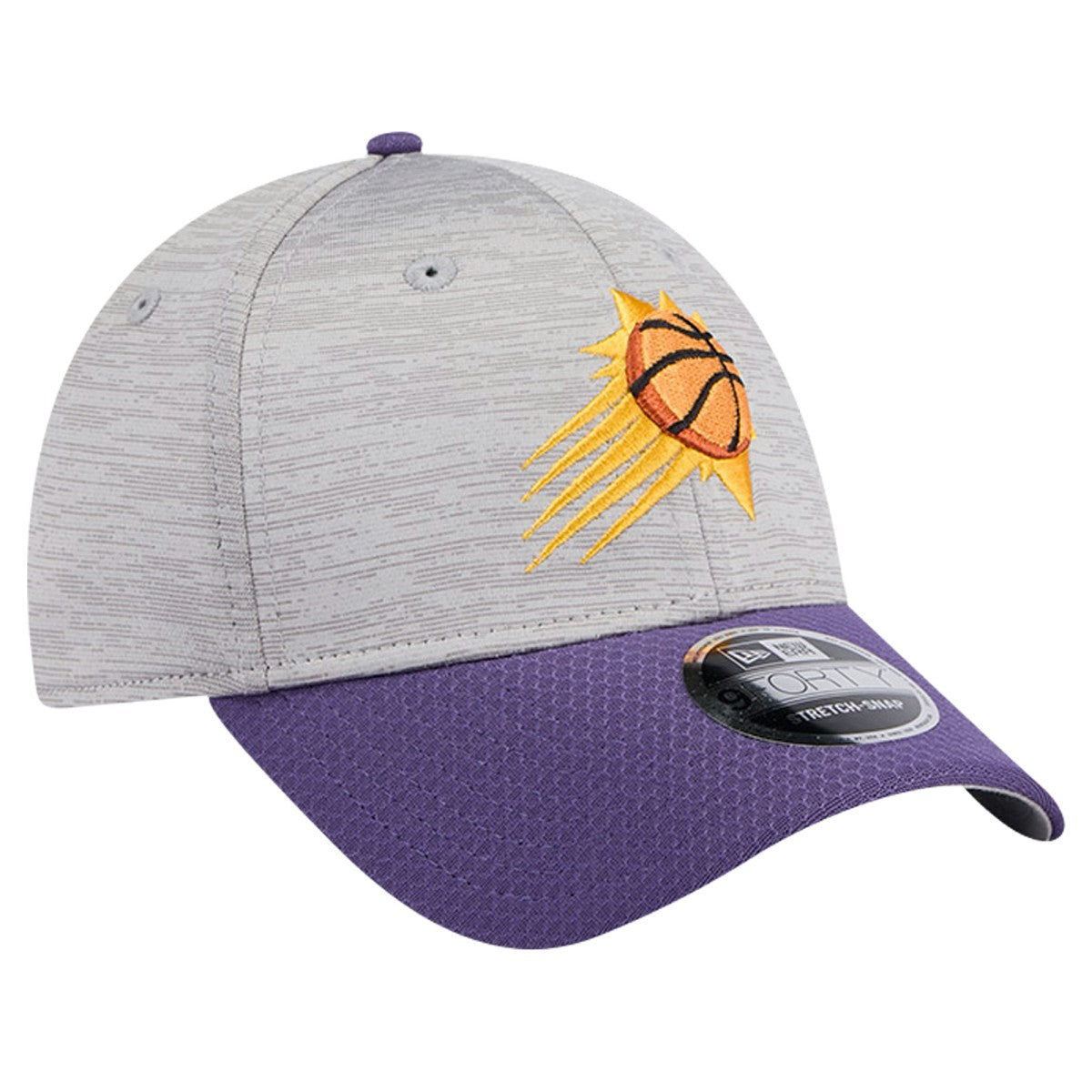 Phoenix Suns Active Digi-Tech Two-Tone 9FORTY Adjustable Hat Heather Gray/Purple - New Era