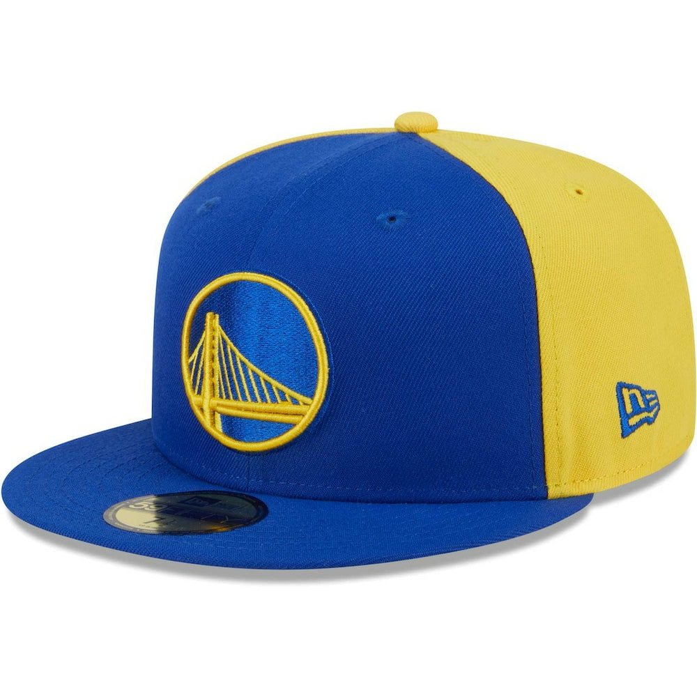 Golden State Warriors Gameday Wordmark 59FIFTY Fitted Hat Royal/Gold - New Era