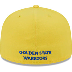 Golden State Warriors Gameday Wordmark 59FIFTY Fitted Hat Royal/Gold - New Era