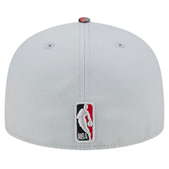 Portland Trail Blazers Active Color Camo Visor 59FIFTY Fitted Hat Gray - New Era