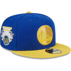 Golden State Warriors Gameday Gold Pop Stars 59FIFTY Fitted Hat Royal/Gold - New Era