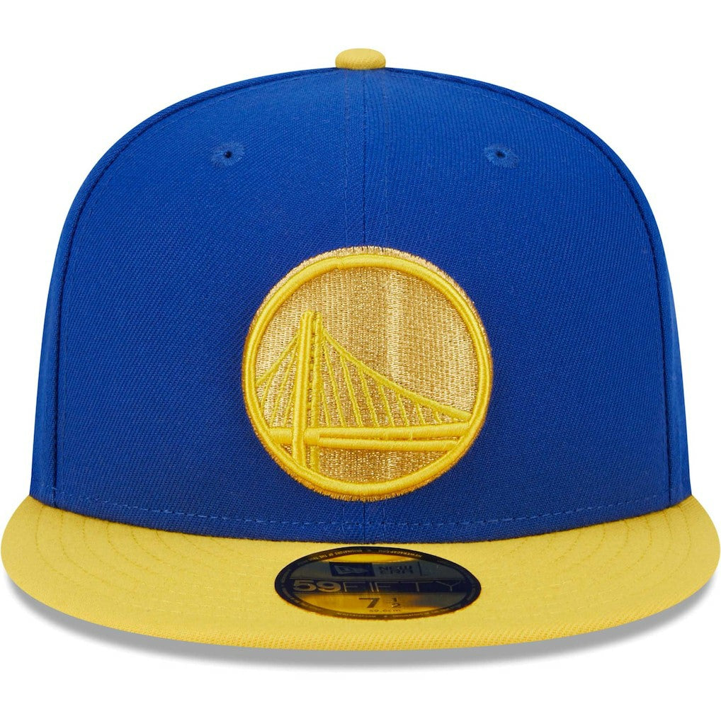 Golden State Warriors Gameday Gold Pop Stars 59FIFTY Fitted Hat Royal/Gold - New Era